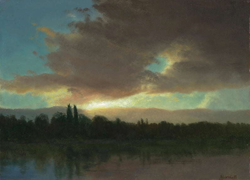Evening Sky - Albert Bierstadt