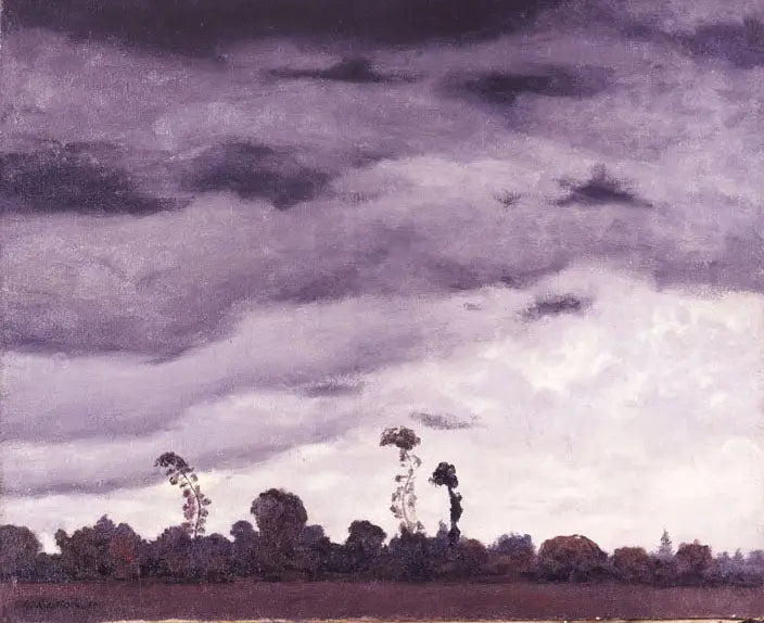 Gray Sky, Black Sky - Félix Vallotton