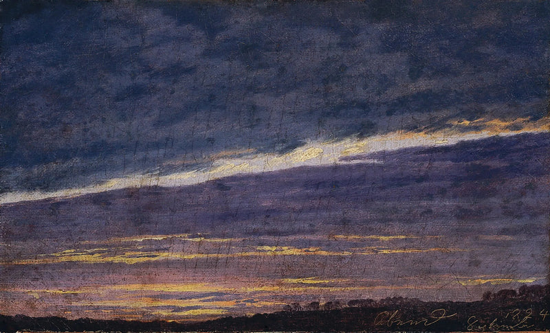 Cloudy Evening Sky - Caspar David Friedrich