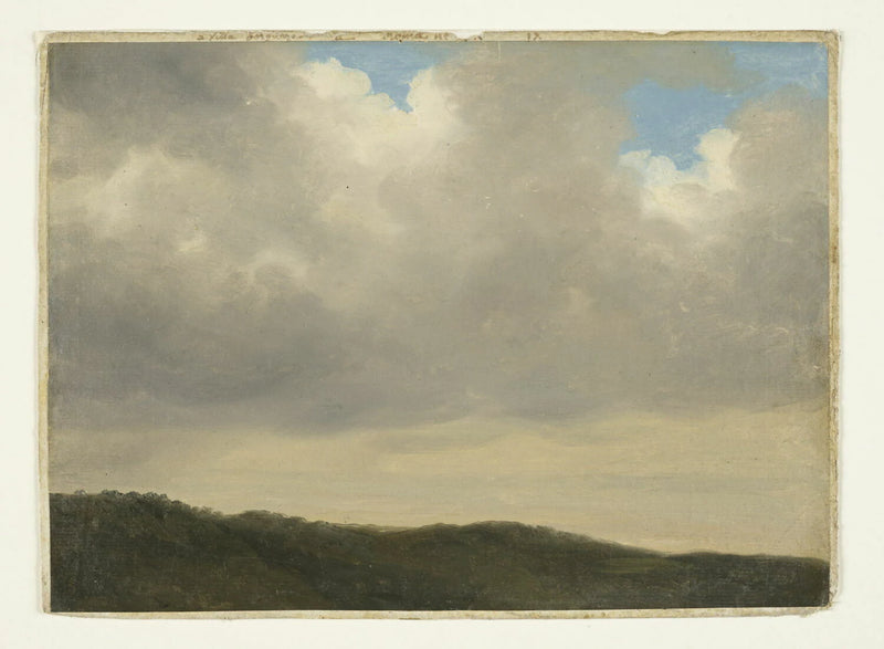 Ciel à la villa Borghèse, dit aussi : Lande sous un grand ciel - Pierre de Valenciennes