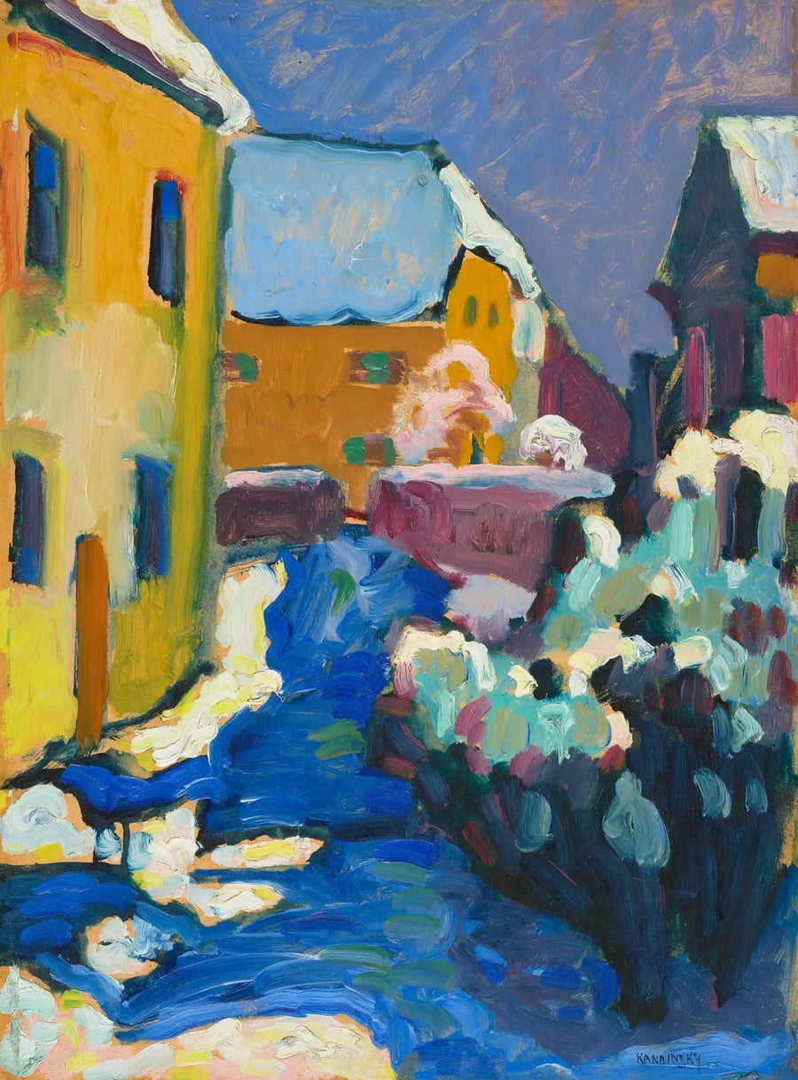 Cemetery and Presbytery of Kochel - Vassily Kandinsky