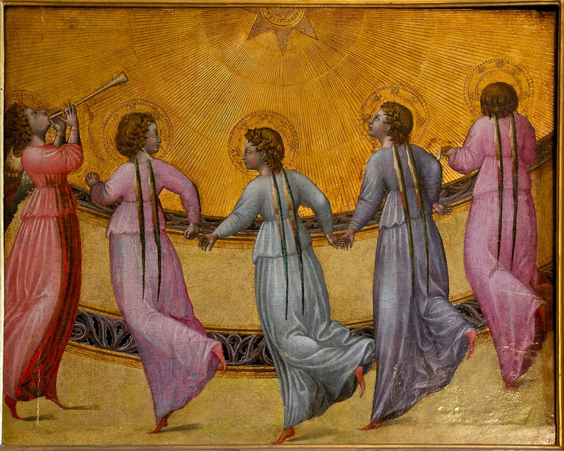 Five Dancing Angels - Giovanni di Paolo