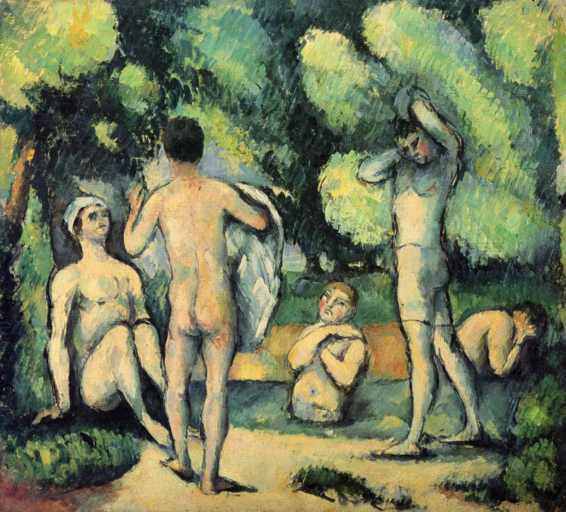 Five Bathers - Paul Cézanne