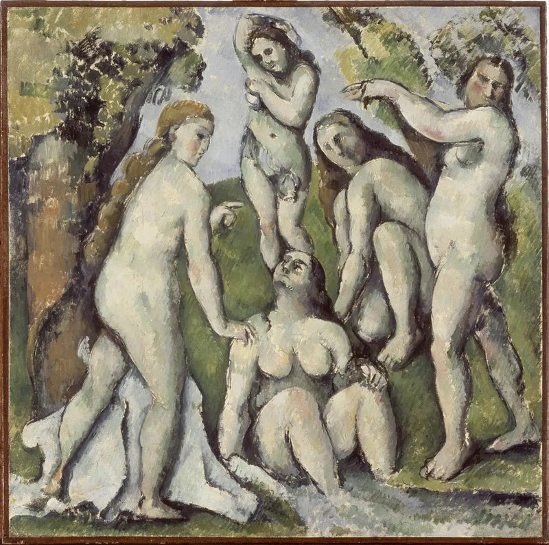 Five Bathers - Paul Cézanne