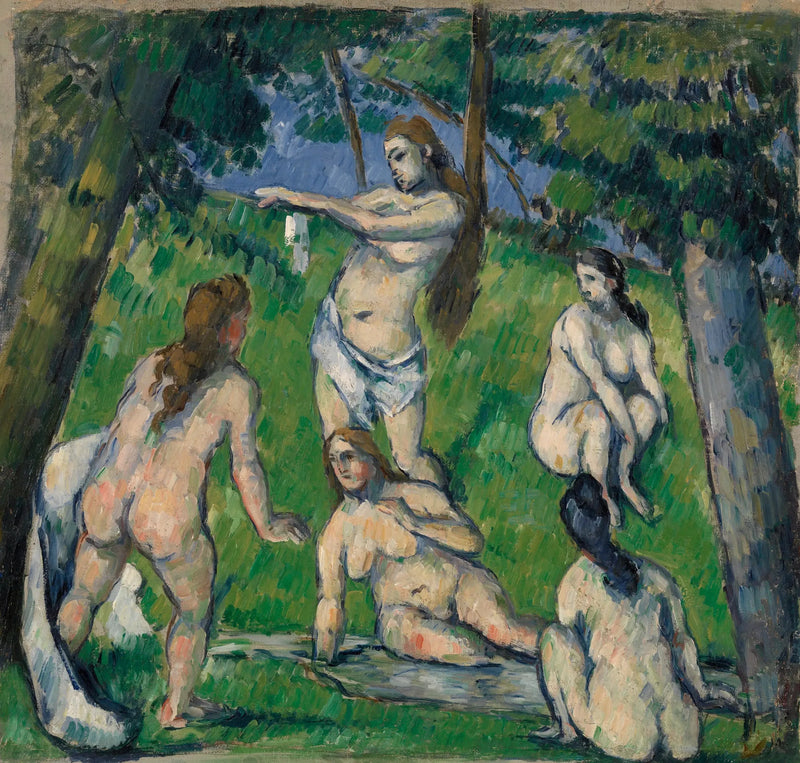 Five Bathers - Paul Cézanne