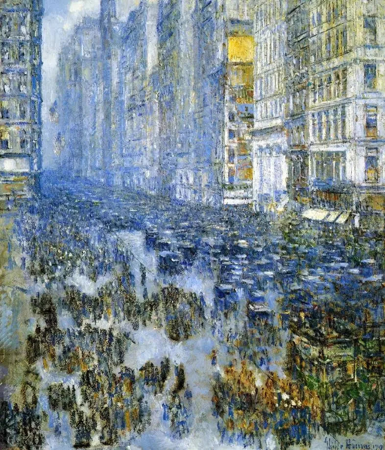 Fifth Avenue - Childe Hassam