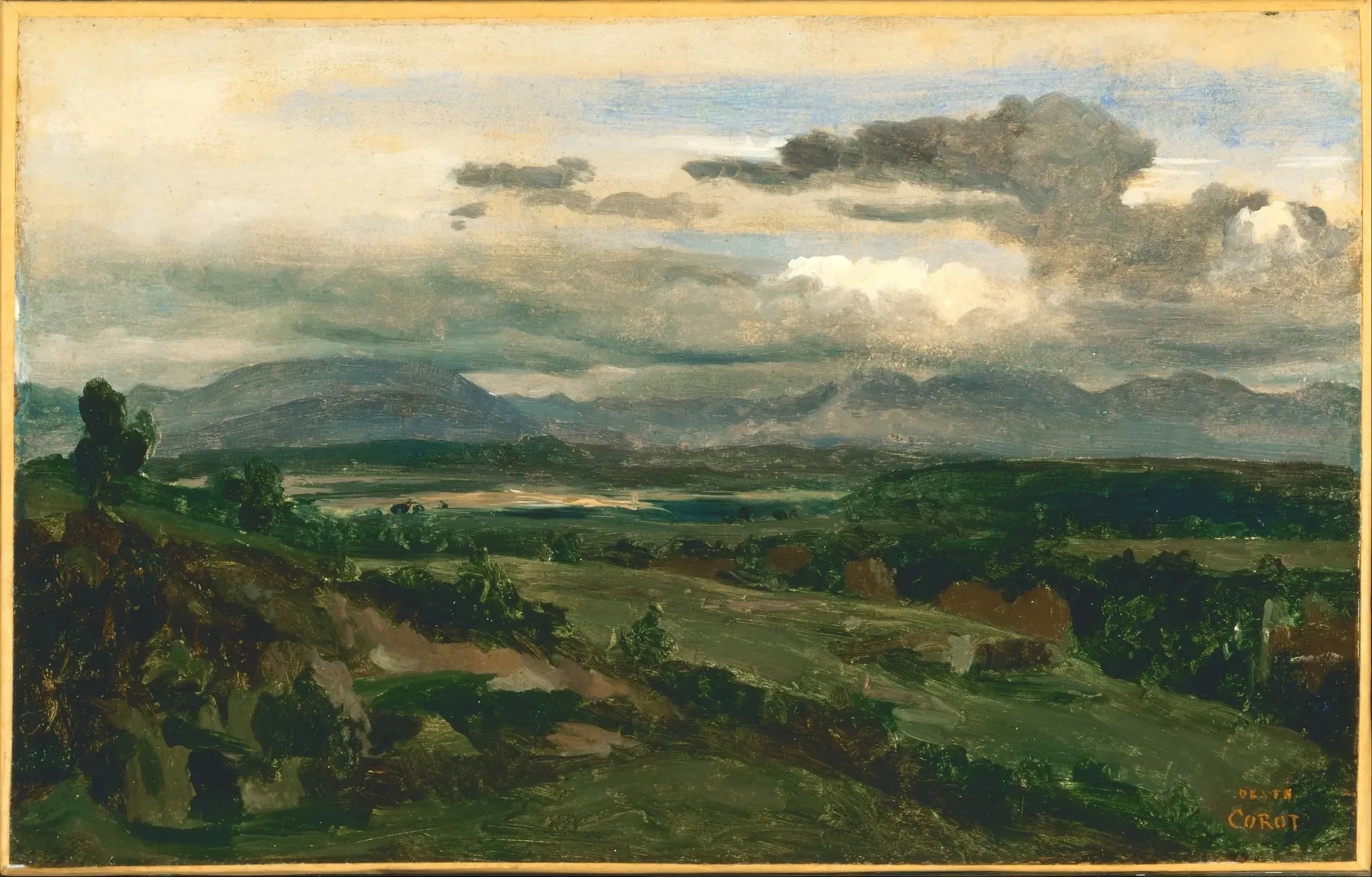 Civita Castellana - Jean-Baptiste Camille Corot image 1 copie peinte à la main à l’huile
