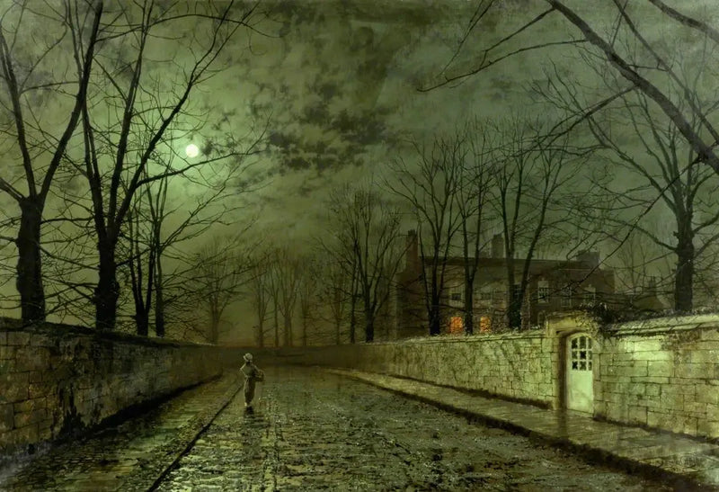 Silver Moonlight - John Atkinson Grimshaw