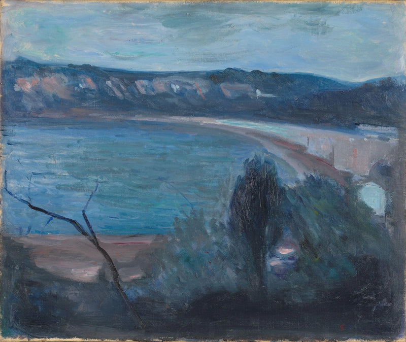 Moonlight near the Mediterranean - Edvard Munch