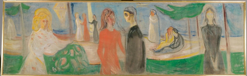 Moonlight on the Beach - Edvard Munch