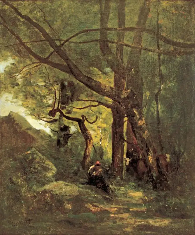 Wooded Clearing - Jean-Baptiste Camille Corot