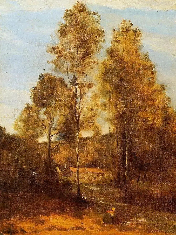 Clearing in the Bois Pierre, near Évaux close to Château-Thierry - Jean-Baptiste Camille Corot