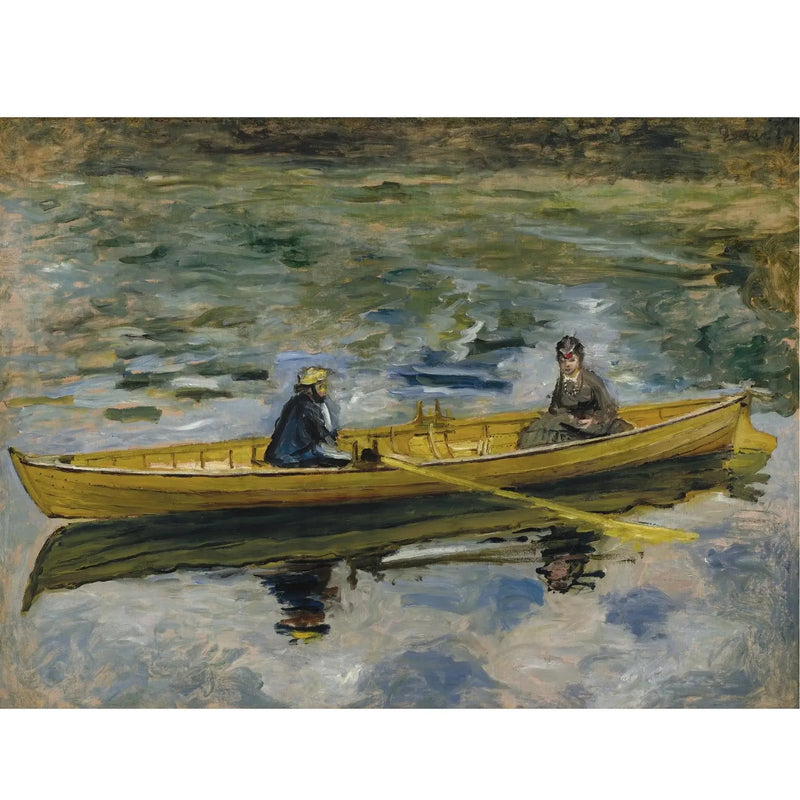 Claude Monet and Mme Henriot - Pierre-Auguste Renoir