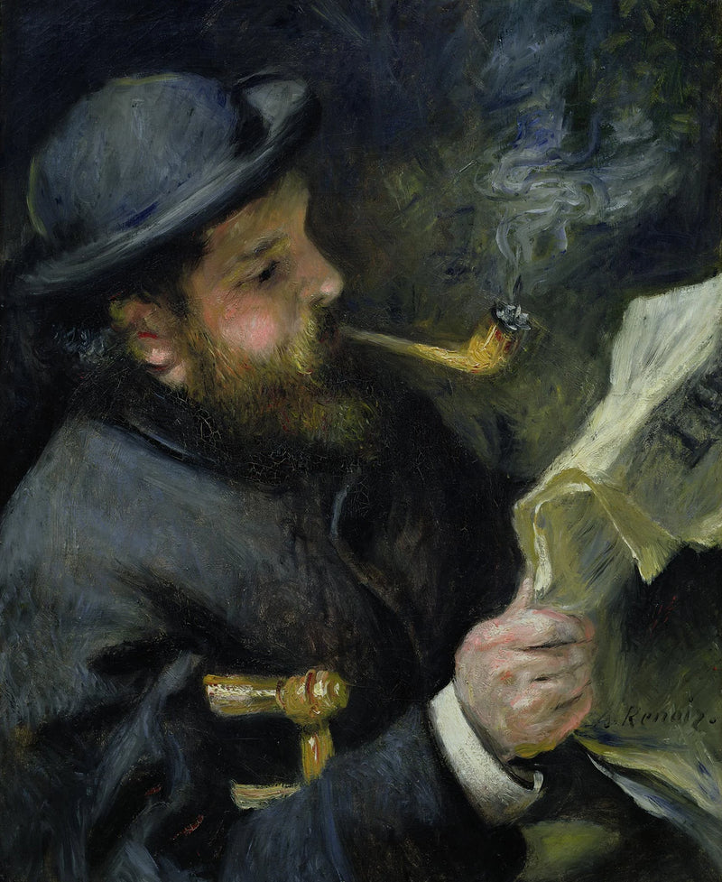 Portrait of Claude Monet - Pierre-Auguste Renoir