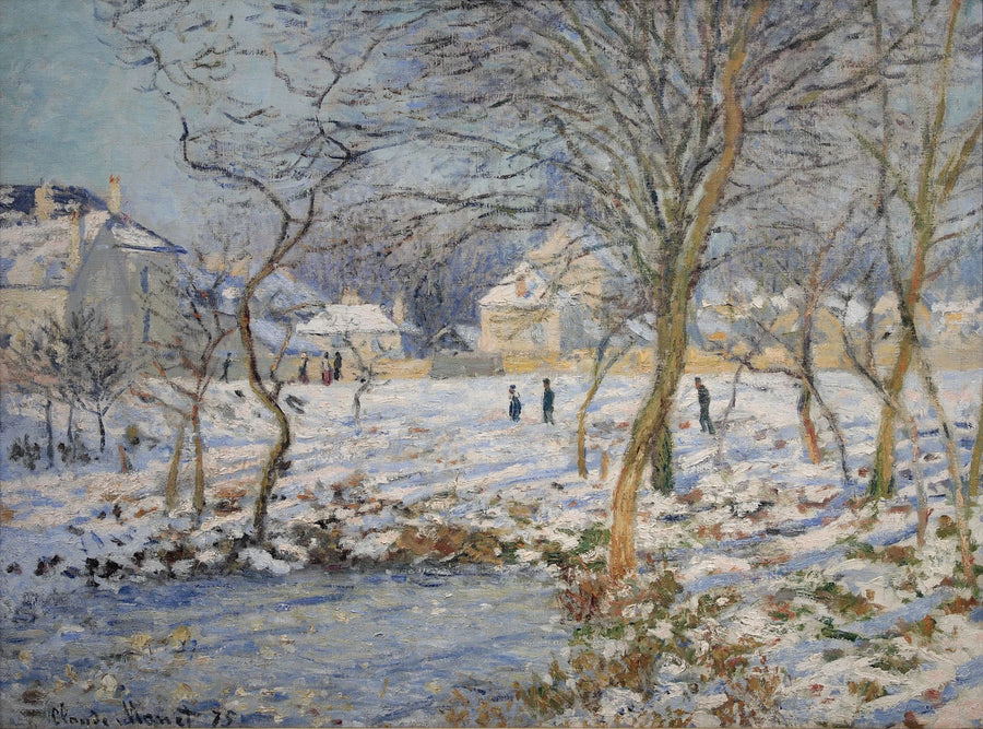 The Lake, the Effect of Snow - Claude Monet