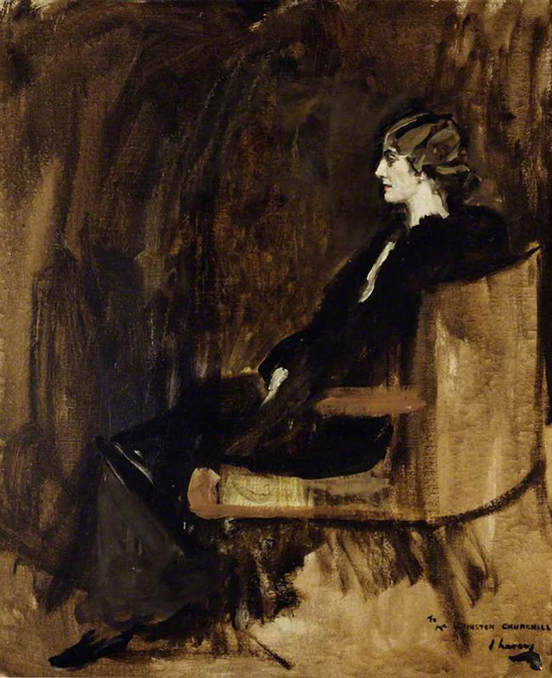 Clementine Ogilvy Hozier, Lady Churchill (1885-1977) - John Lavery