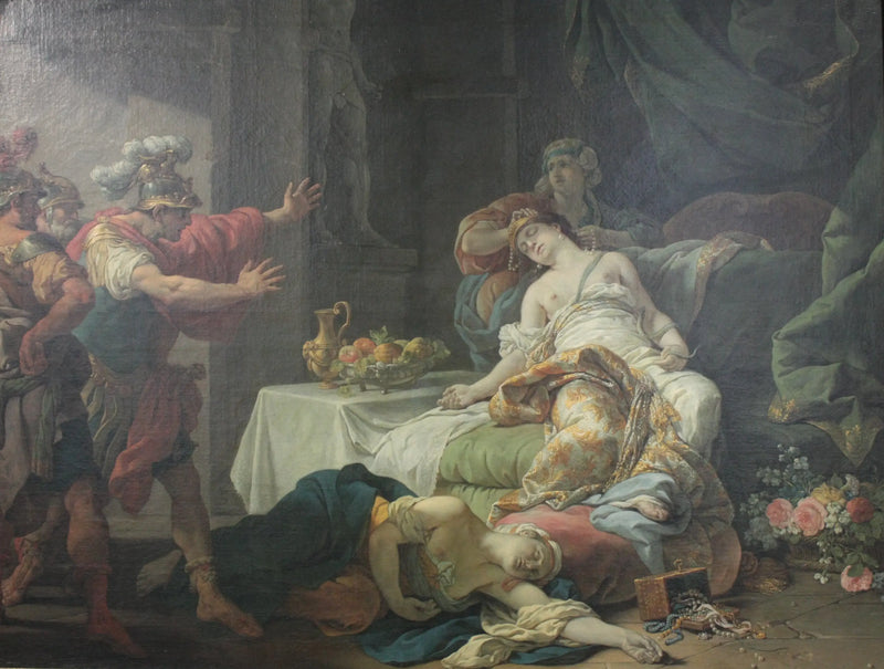Cleopatra Expiring - Louis Jean François Lagrenée