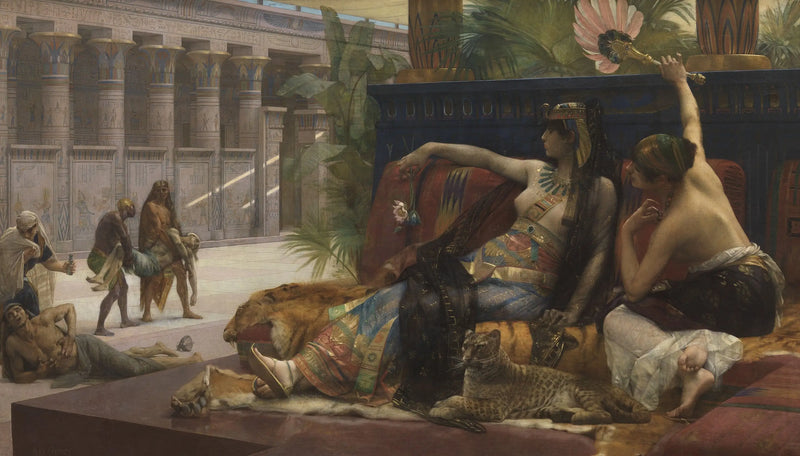 Cleopatra imposes poisons on condemned prisoners - Alexandre Cabanel