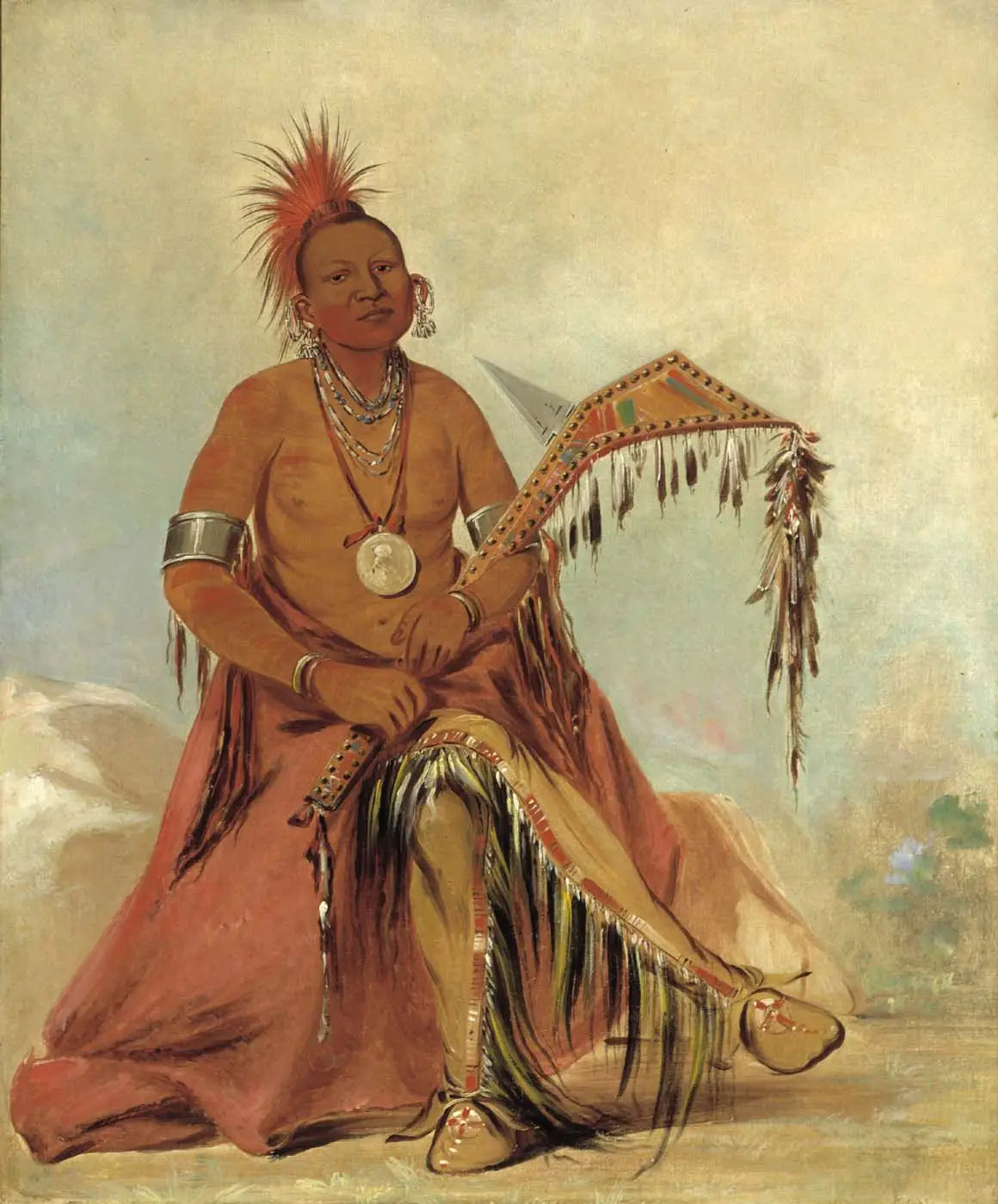 Cler-mónt premier chef de la tribu - George Catlin - Alpha Reproduction