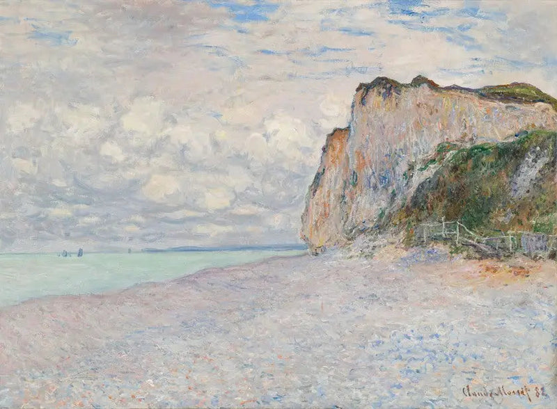 Cliffs near Dieppe - Claude Monet