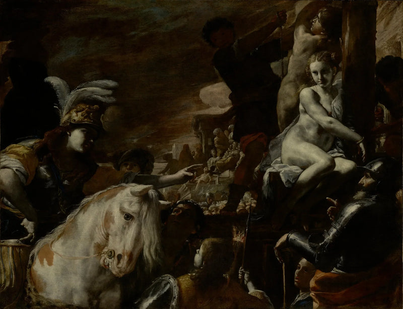 Clorinda Saving Sofronia and Olindo - Mattia Preti