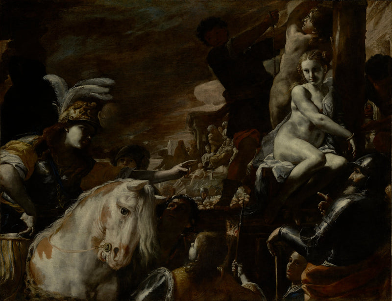 Clorinda Saving Sofronia and Olindo - Mattia Preti