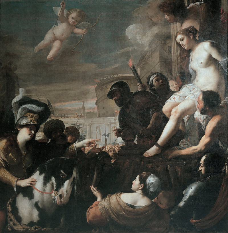Clorinda saves Olindo and Sophronia - Mattia Preti
