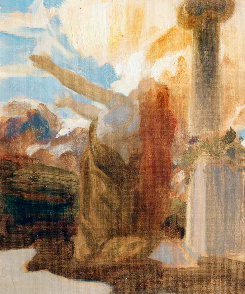 Clytie (sketch) - Frederic Leighton