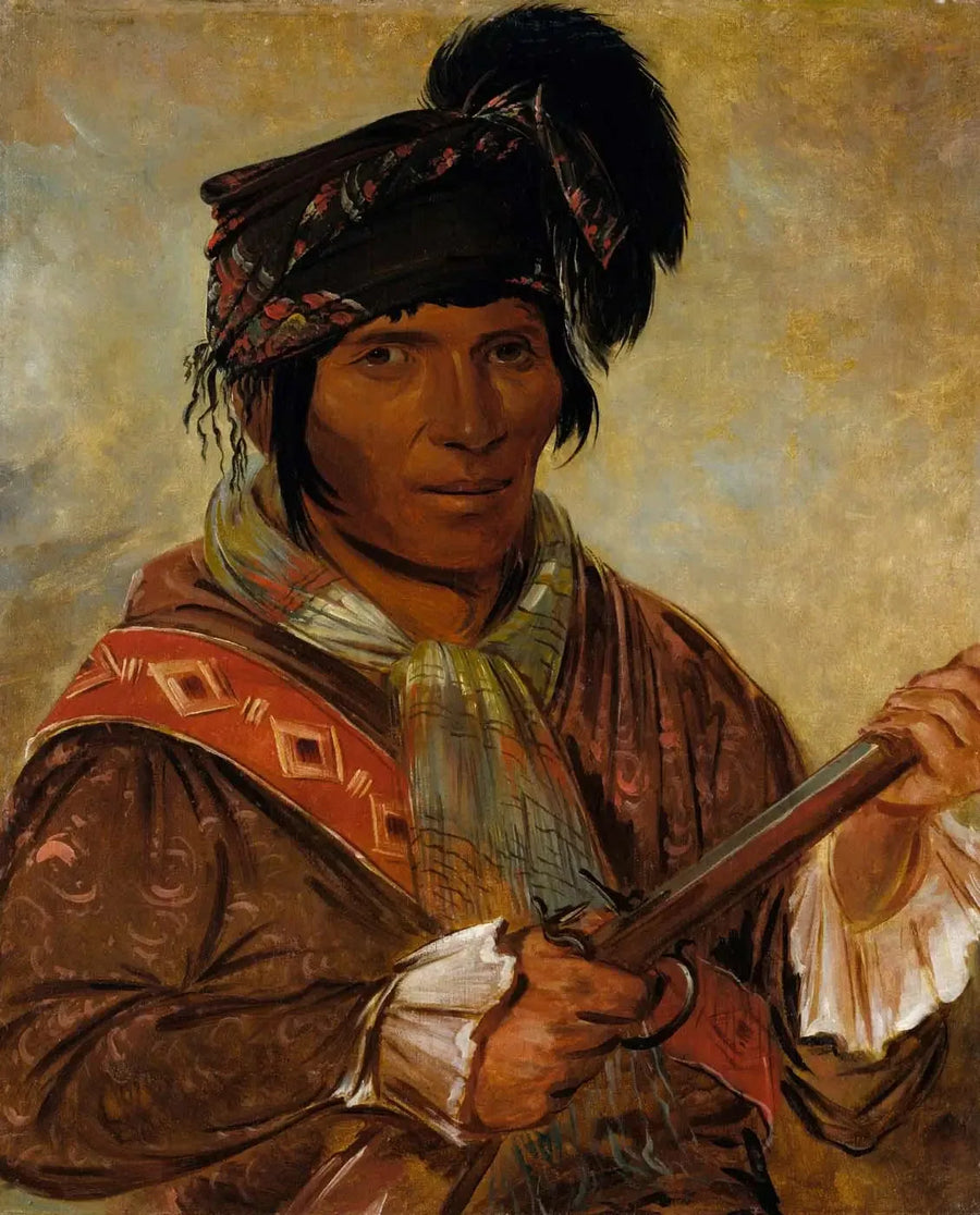 Co-ee-há-jo, a chief - George Catlin
