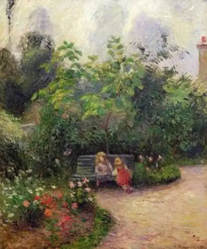 Garden Corner at the Hermitage. Pontoise - Camille Pissarro