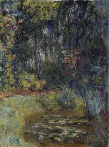 Corner of the Basin with Water Lilies - Claude Monet