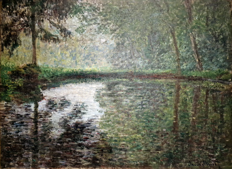 Corner of the pond in Montgeron W419 - Claude Monet