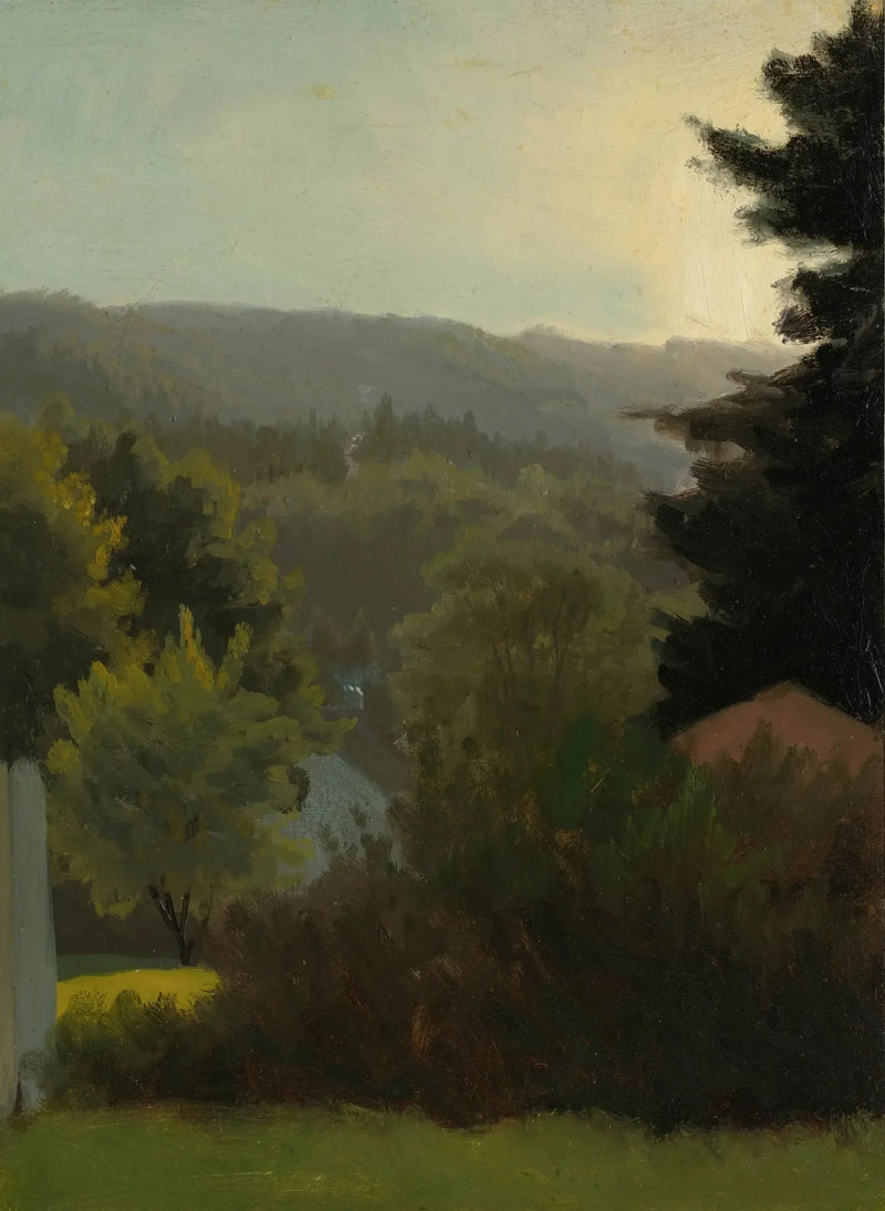 Wooded Hills - Albert Bierstadt