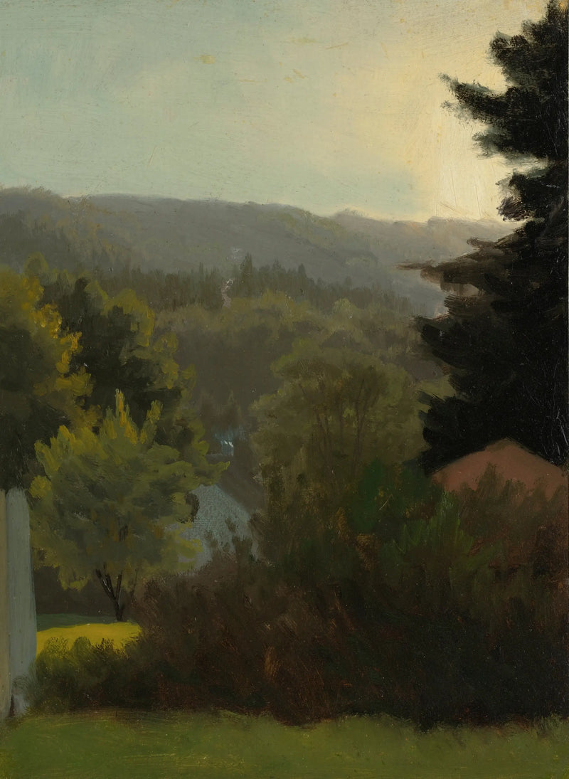 Wooded Hills - Albert Bierstadt