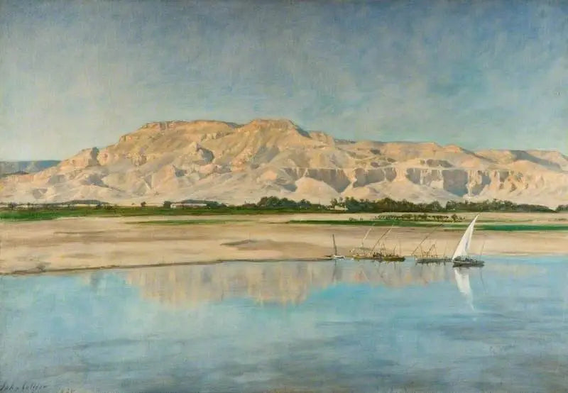 Theban Hills of Luxor - John Collier