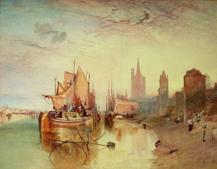 Cologne: The Arrival of a Packet-Boat: Evening - J. M. W. Turner