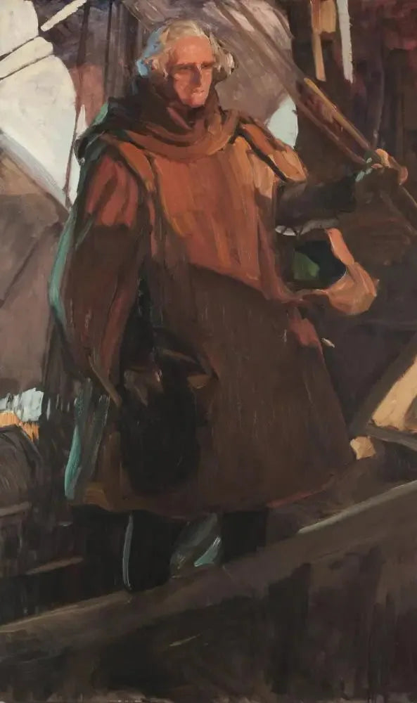 Columbus Leaving Palos (in Half Shadow) - Joaquín Sorolla