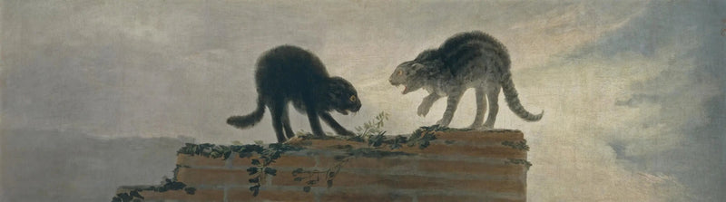 Cat Fight - Francisco de Goya