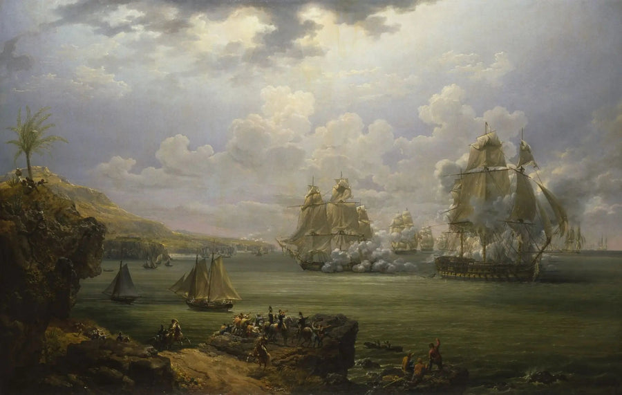 Combat de la Poursuivante contre l'Hercule - Louis-Philippe Crépin