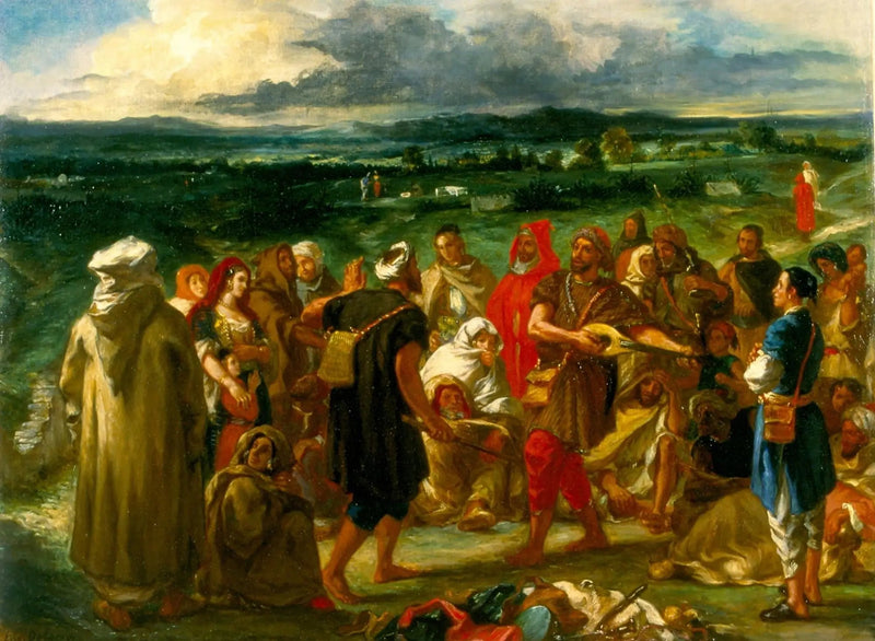Arab Comedians or Buffoons - Eugène Delacroix