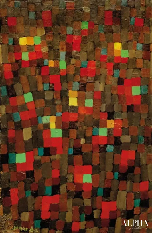 Comme une fenêtre en verre - Paul Klee - Reproductions de tableaux et peintures haut de gamme