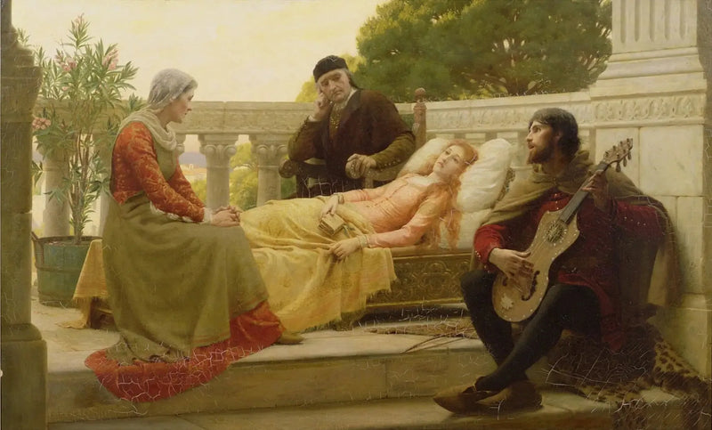 How Liza loved the king - Edmund Blair Leighton
