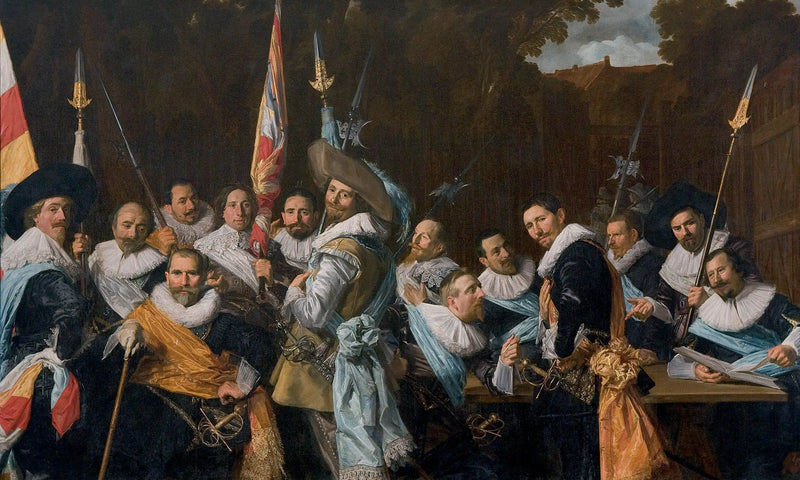 Company of the bourgeois militia of the Musketeers of Saint-Adrien, Haarlem 1633 - Frans Hals