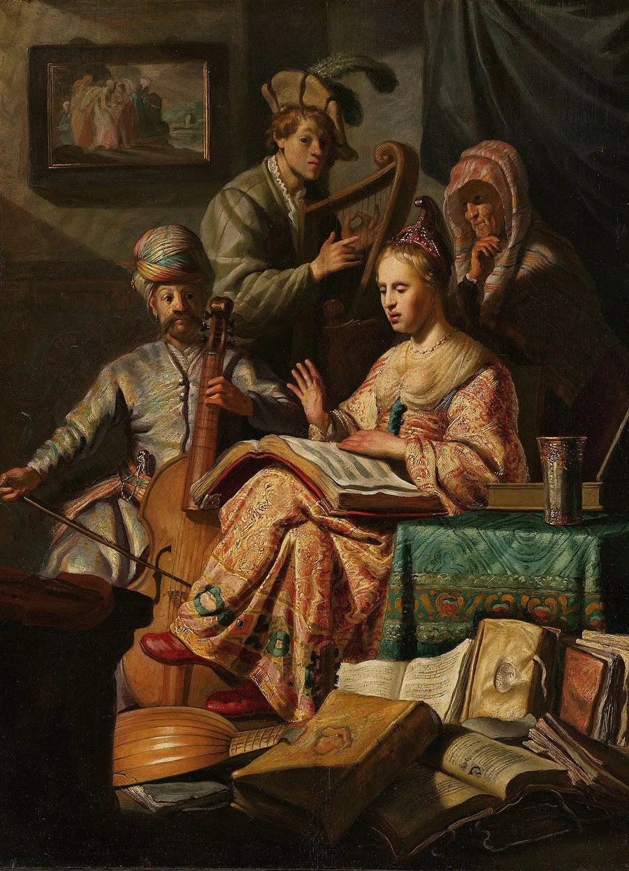 Musical Company - Rembrandt