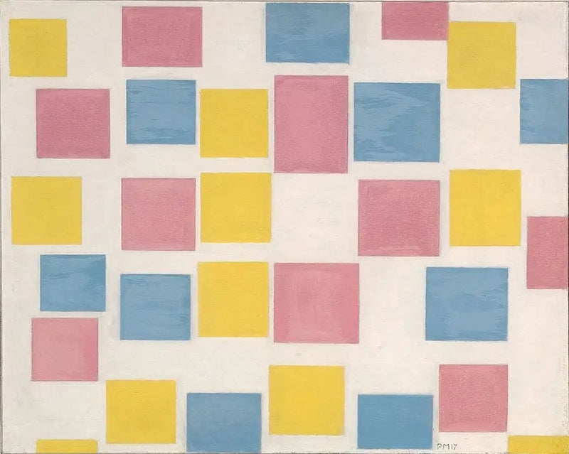 Composition with Color Fields - Piet Mondrian