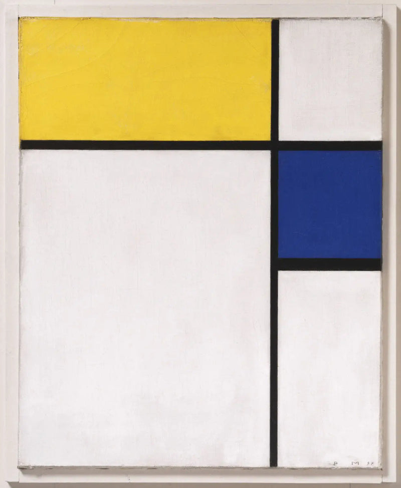 Composition with Blue and Yellow - Piet Mondrian