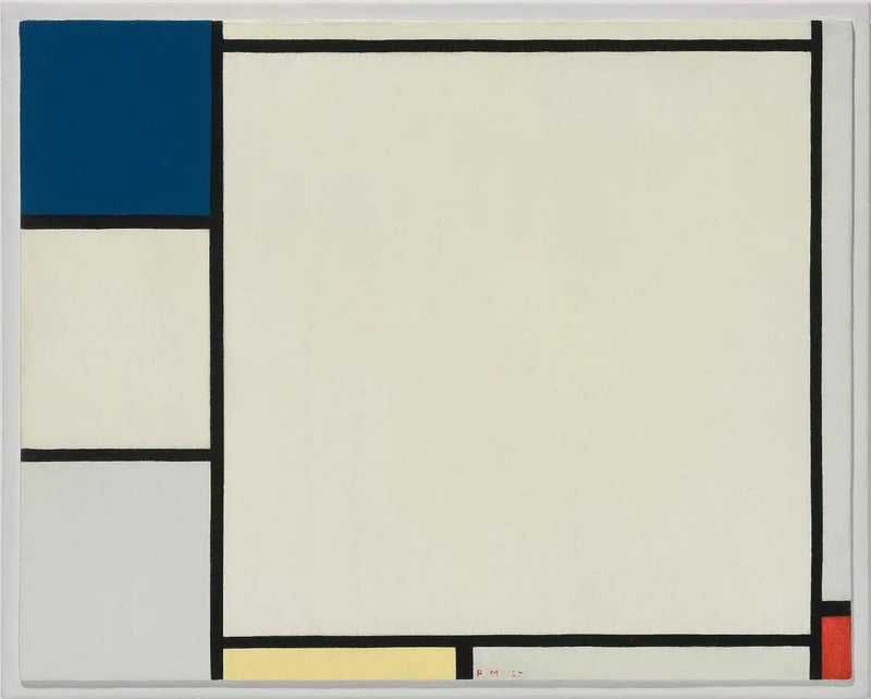 Composition with Blue, Yellow, and Red - Piet Mondrian