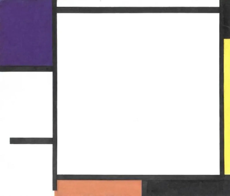 Composition with blue, black, yellow, and red - Piet Mondrian