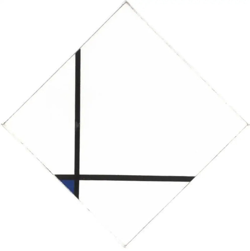 Composition with Blue - Piet Mondrian
