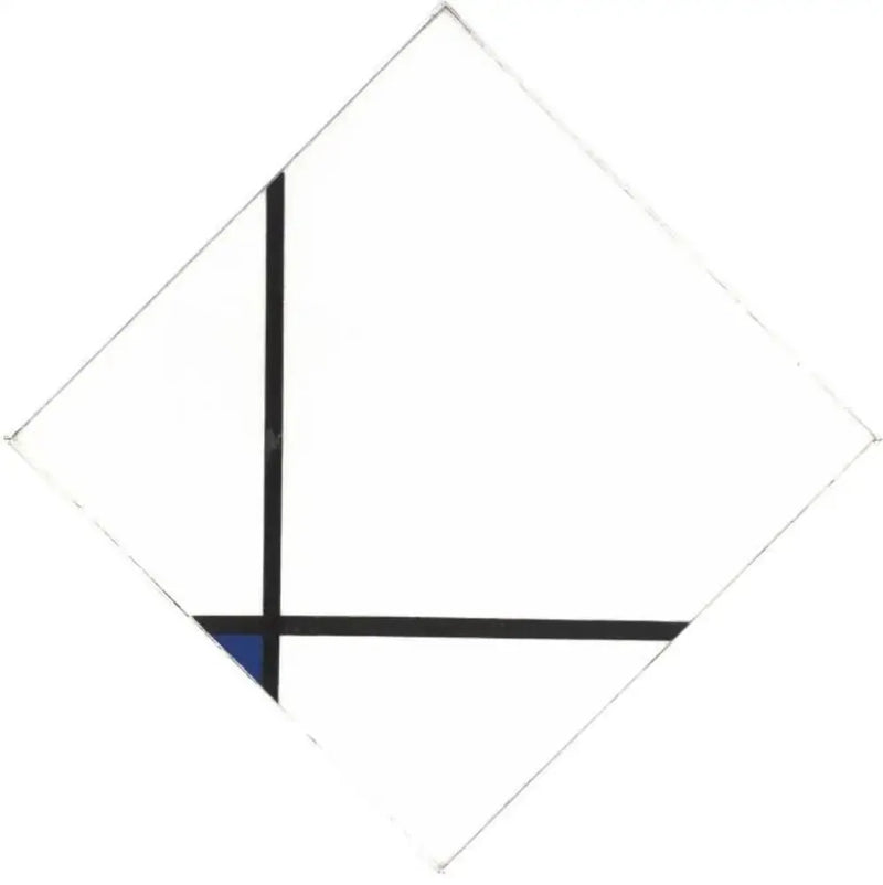 Composition with Blue - Piet Mondrian